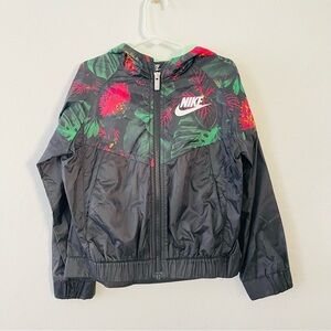 Nike Girls Botanical Print Windbreaker Jacket